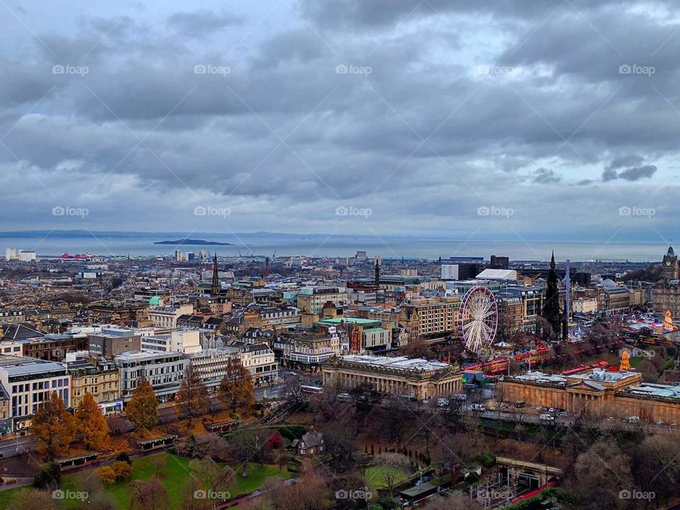 View from the Castle, Edinburgh, Scotland