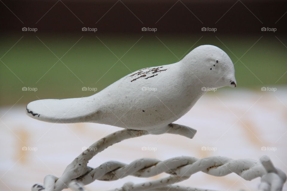 Metal Painted Bird