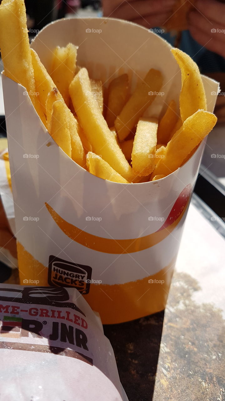 Yummy Fries.
