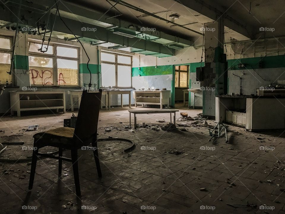 Room, Indoors, Grinder, Abandoned, Industry