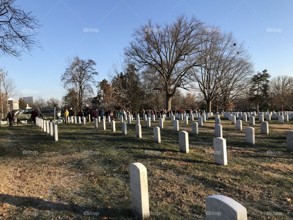 Wreath laying at Arlington National Cemetery 