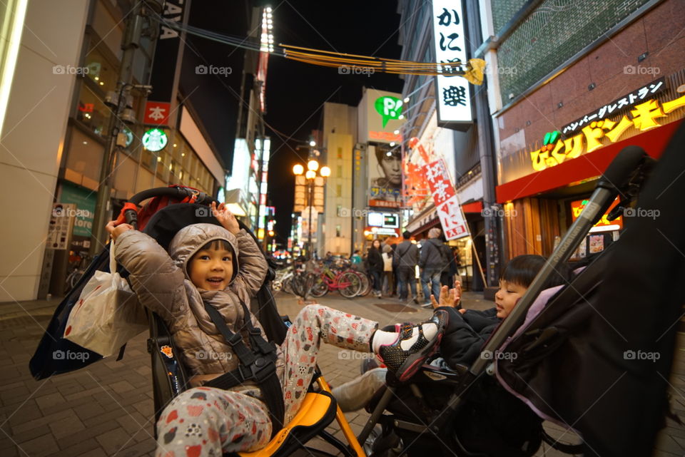 Street, City, People, Road, Commerce