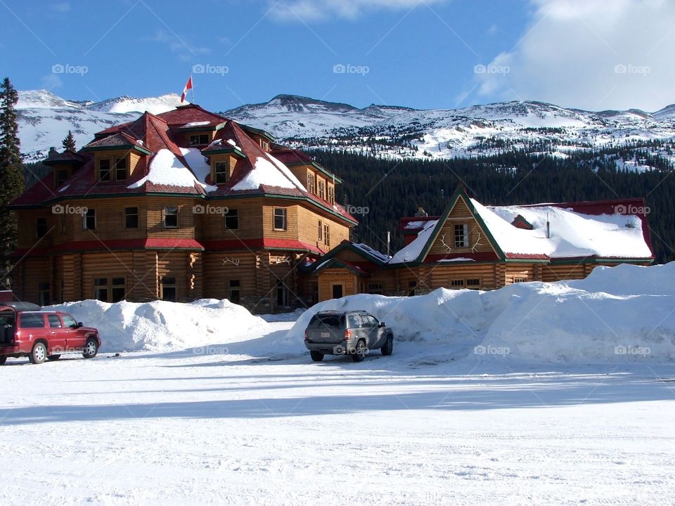 Num-Ti-Jah Lodge - Icefields Parkway, Lake Louise, Alberta, Canada