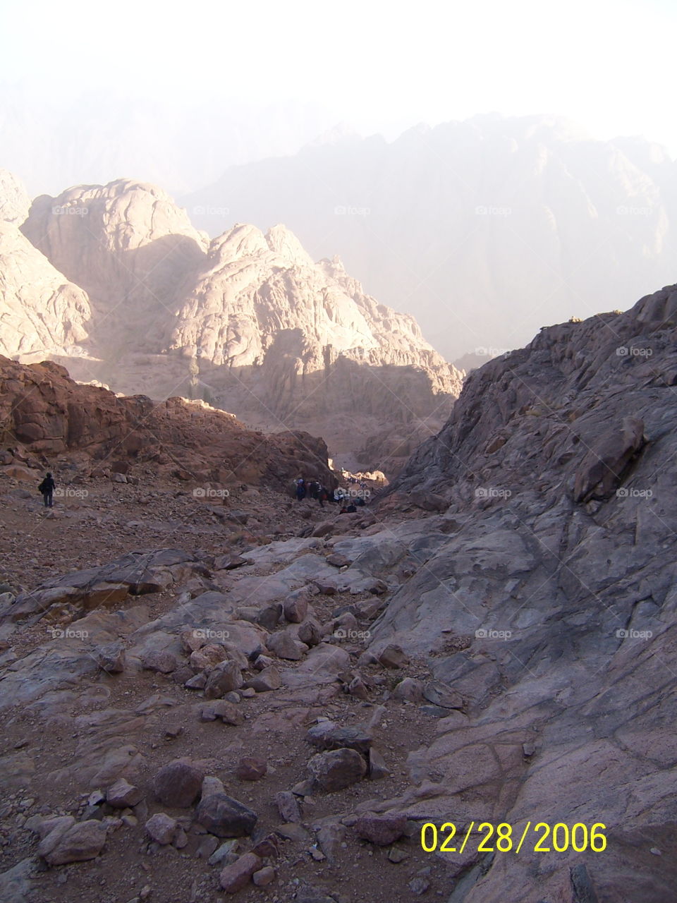Mount Sinai after sunrise