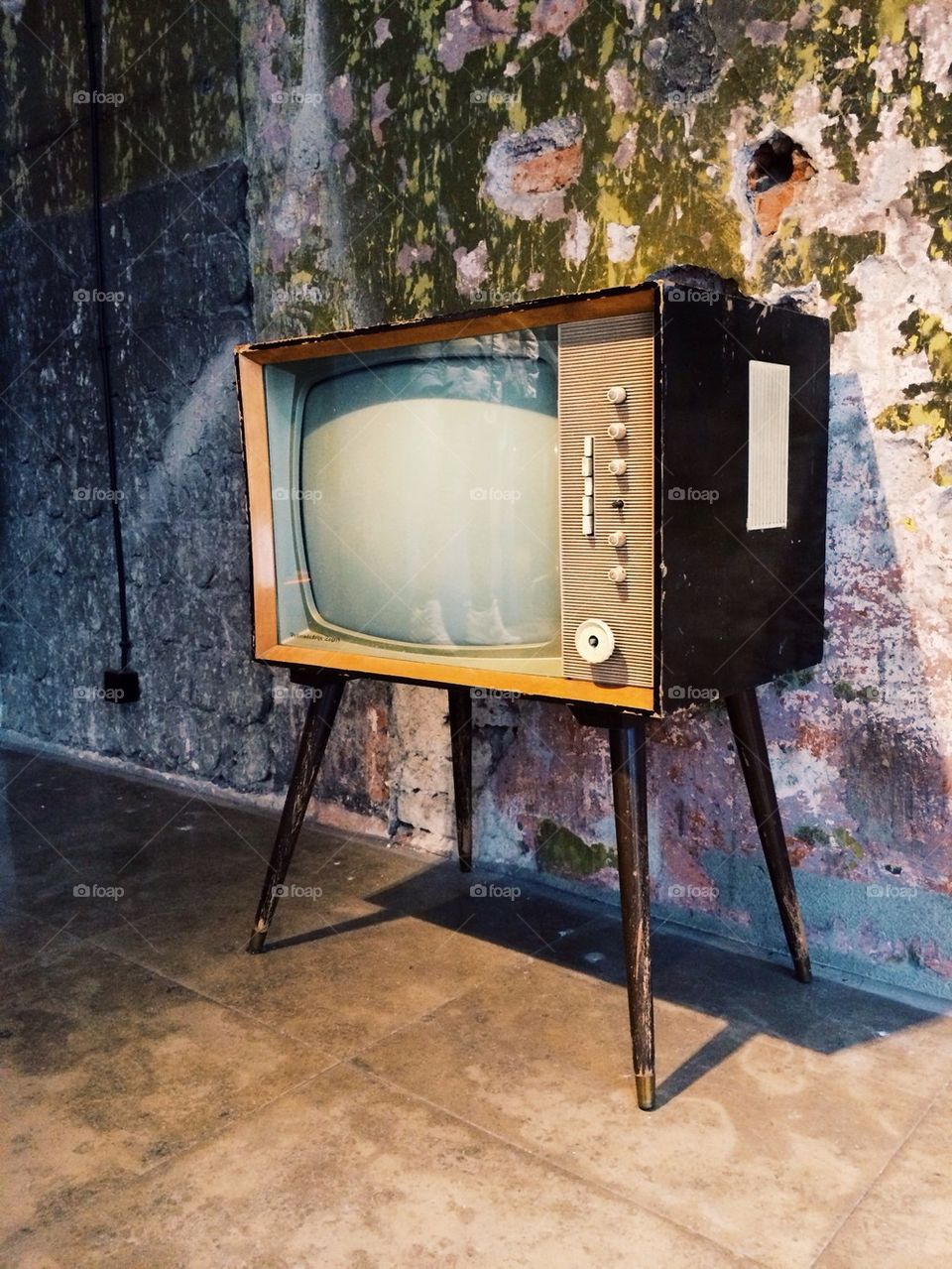 Vintage tv set