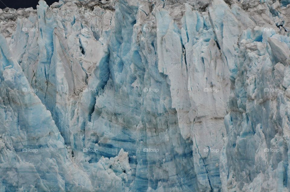 Glacier crevasse