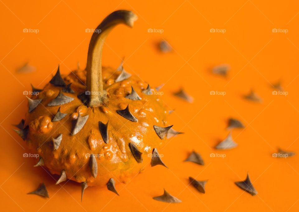 Halloween spiky pumpkin