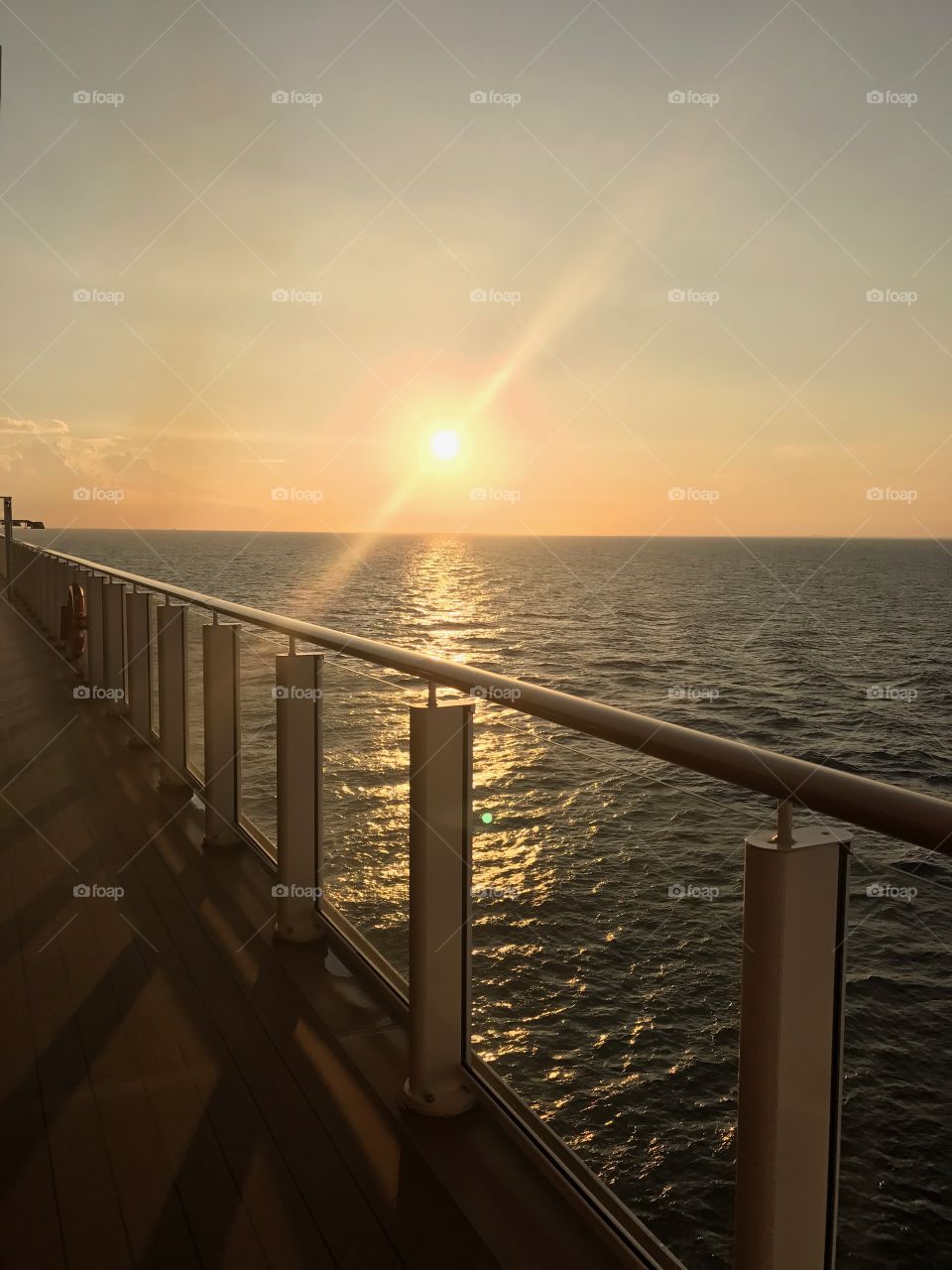 Cruise sunset 
