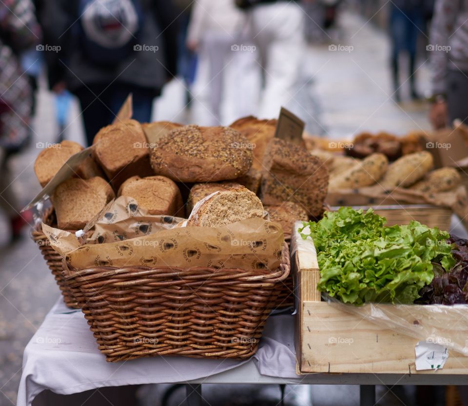 Puesto callejero de bocadillos