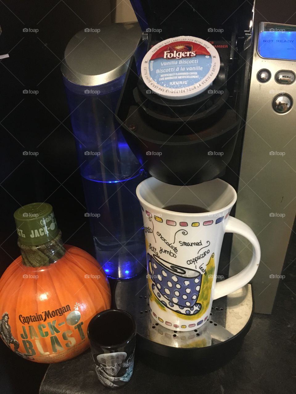 Vanilla pumpkin coffee