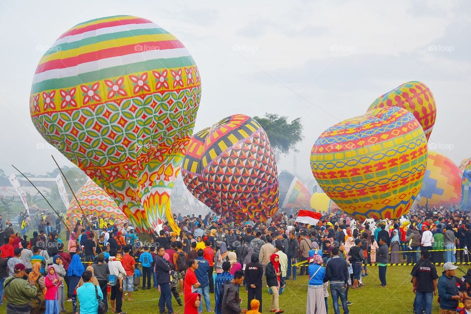 Traditional Ballon Festival Wonosobo
