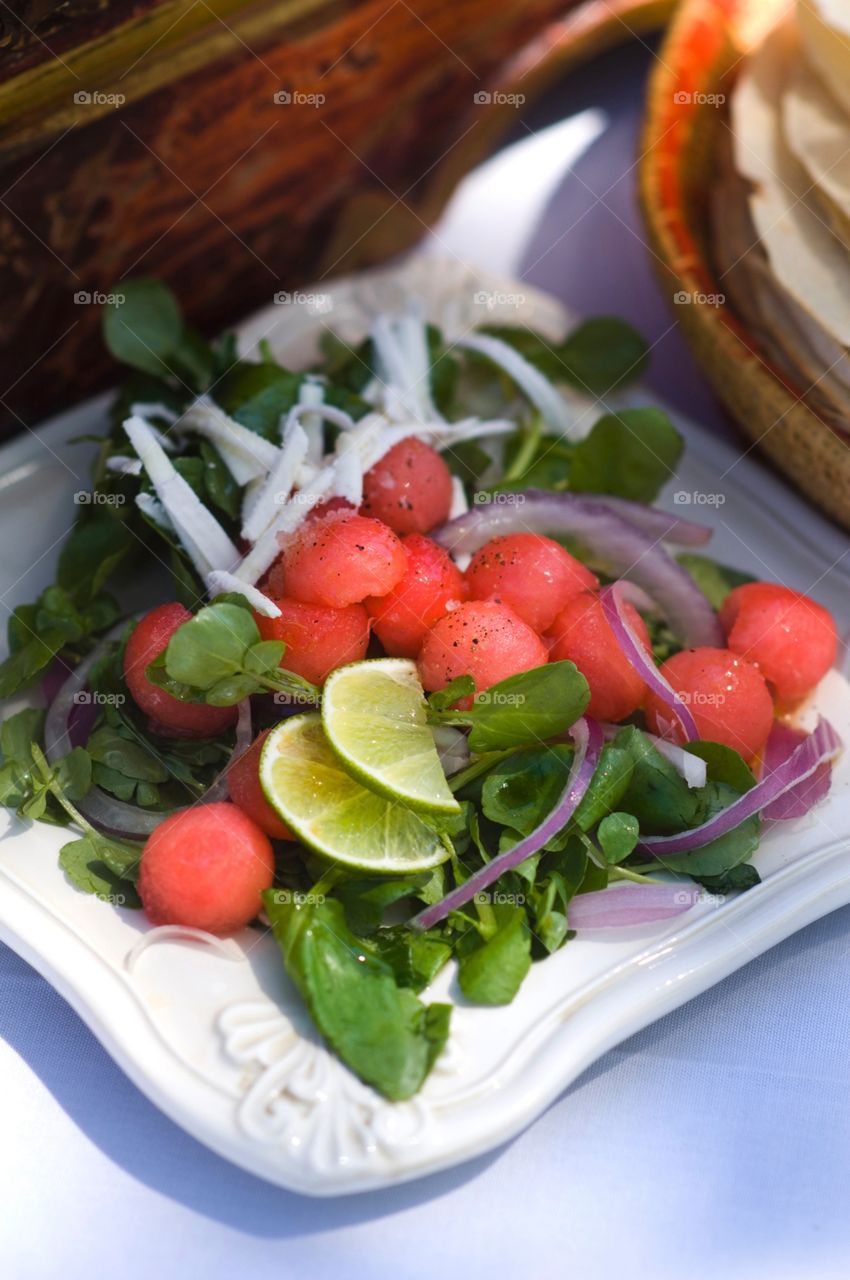 Watermelon salad