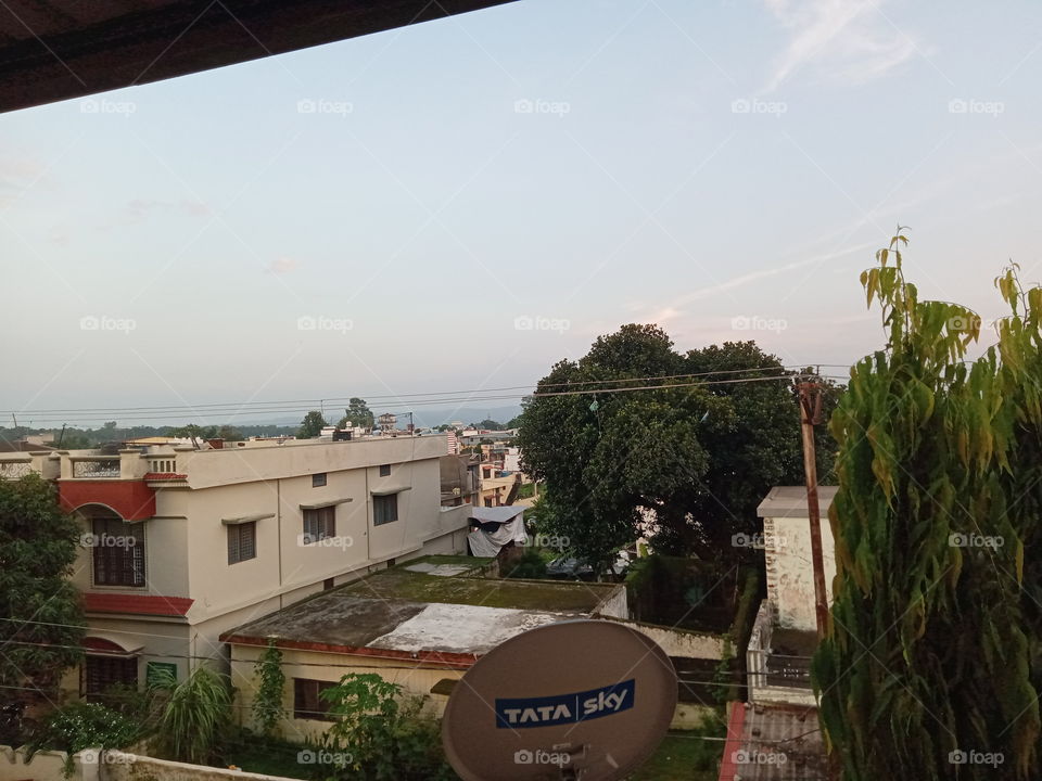 Evening view from my terrace