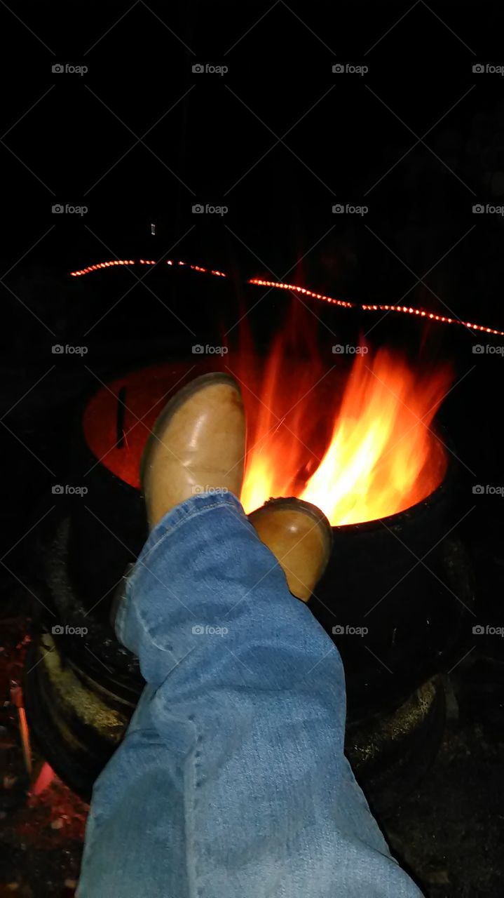Chillin' by the Fire