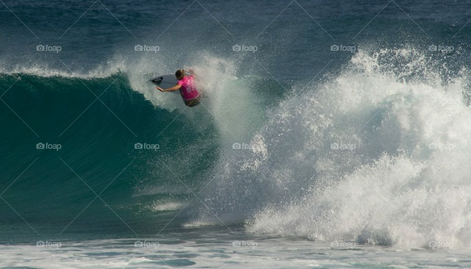 Quiksilver Pro. Surf competition. Snapper Rocks, Coolangatta, Gold Coast. 