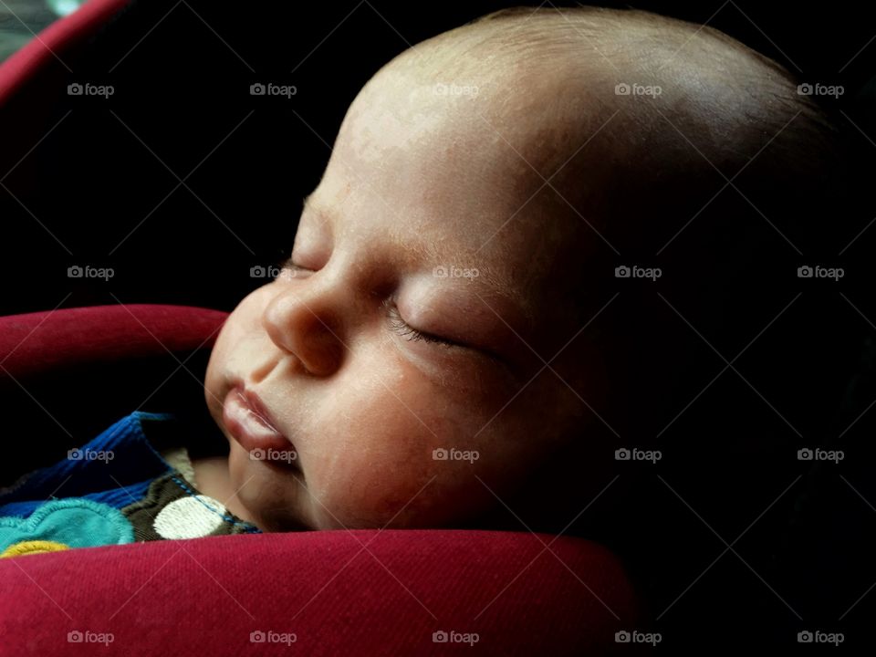 Sleeping Newborn Infant
