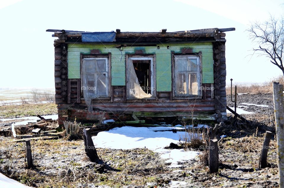 old wooden building