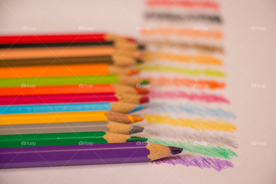 Coloring pencils