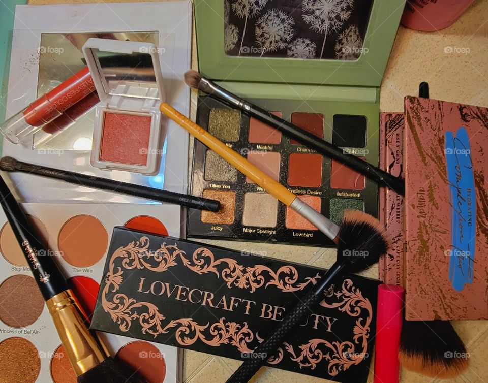 My Makeup Flatlay