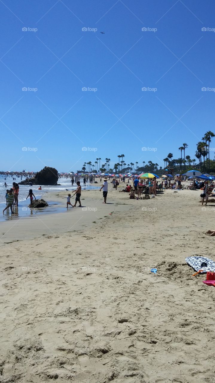 Beach Day. summertime at Corona Del Mar