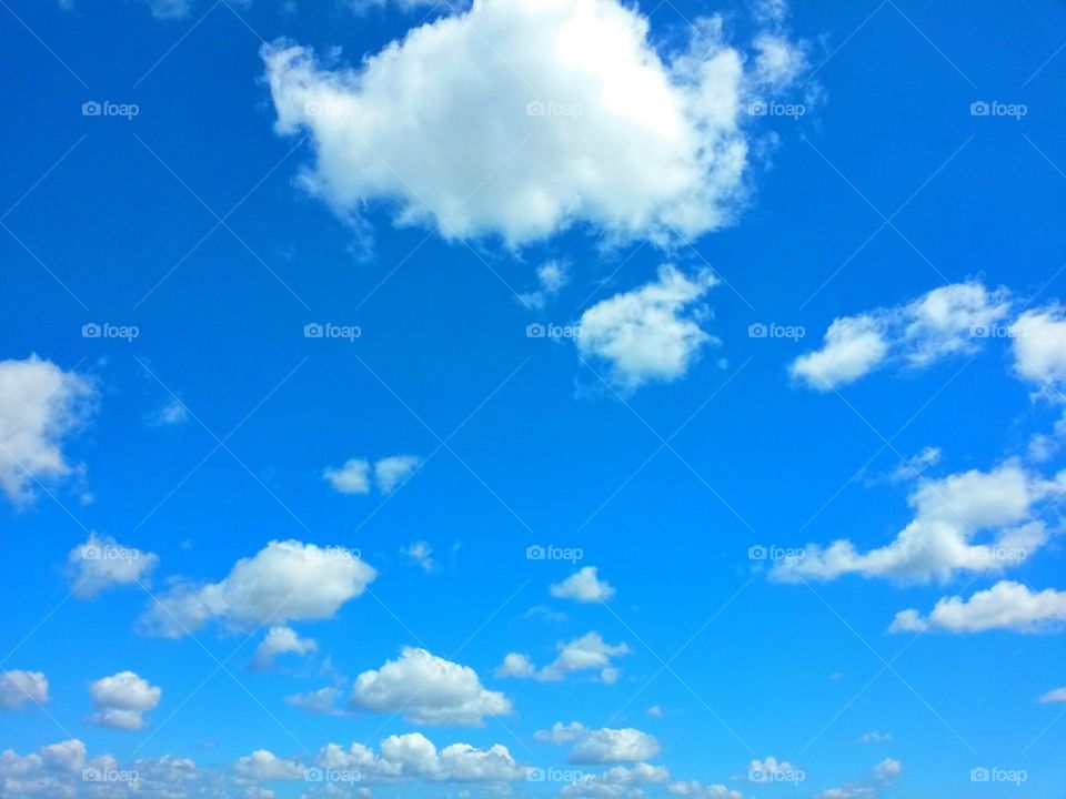 sky on the cloud