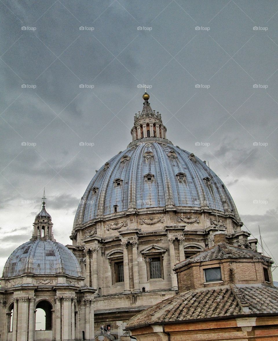 On top of St Peter's Church