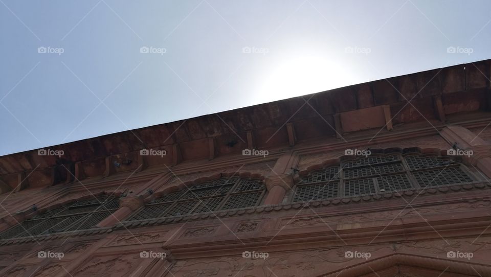 red fort, delhi, india