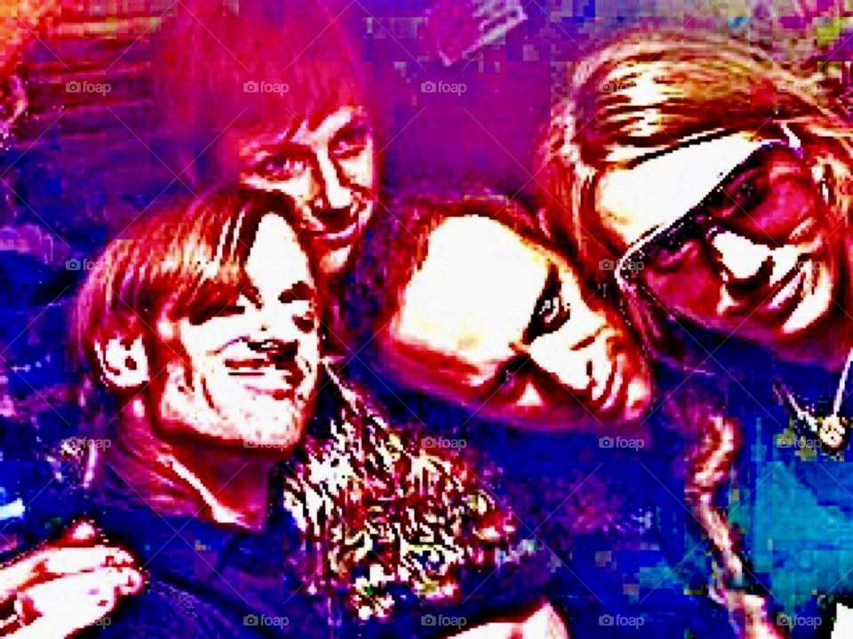 A group of friends “hanging out” together and having fun one late night in July of 2009 at a small art studio to live & work in Midtown Manhattan West where Petra & Timothy resided at the time. Hypnotic Productions