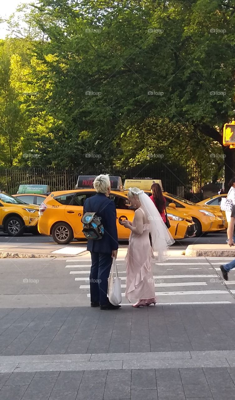 Bride and Groom Streets of New York