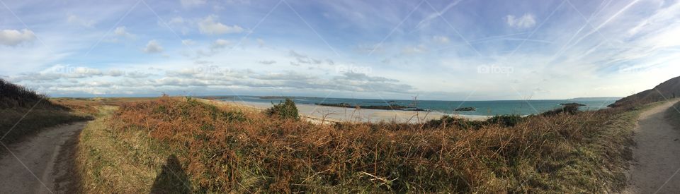 Shell beach, Herm Island 