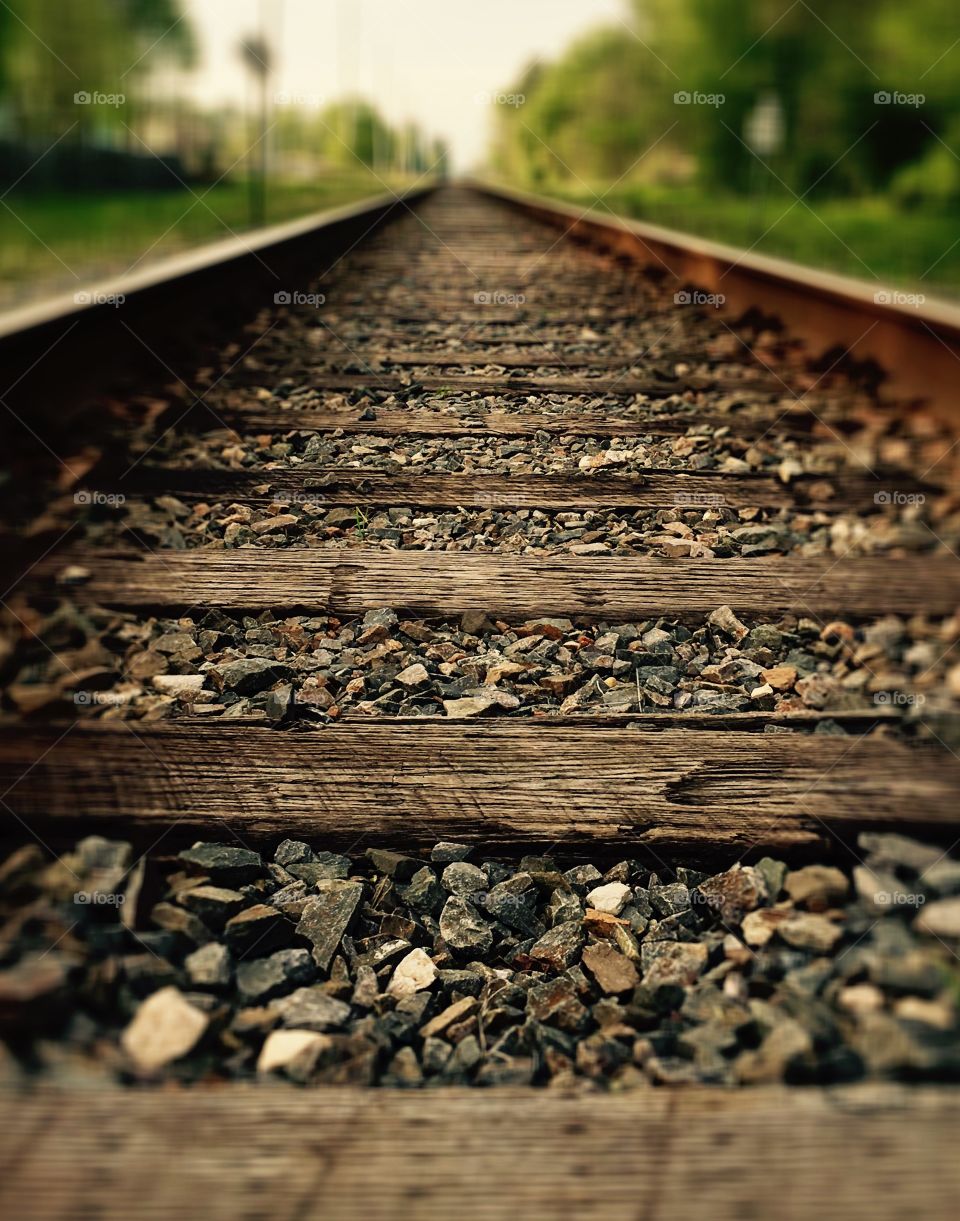 South east TX railroad tracks