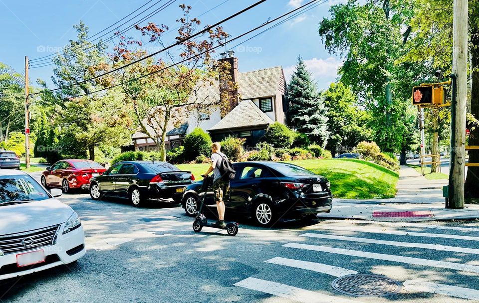 Scooters are popular for personal transportation partly due to being more affordable, easier to operate, and more convenient to park.