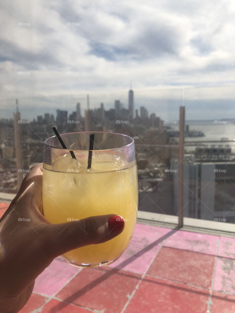 Drinks with a view 