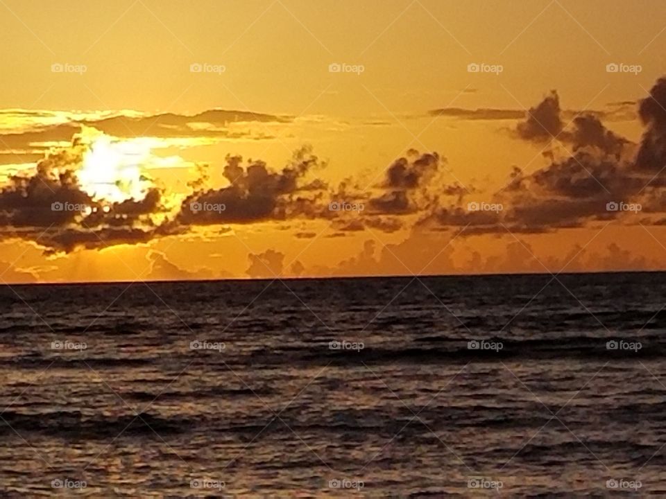 Golden Maui Sunset