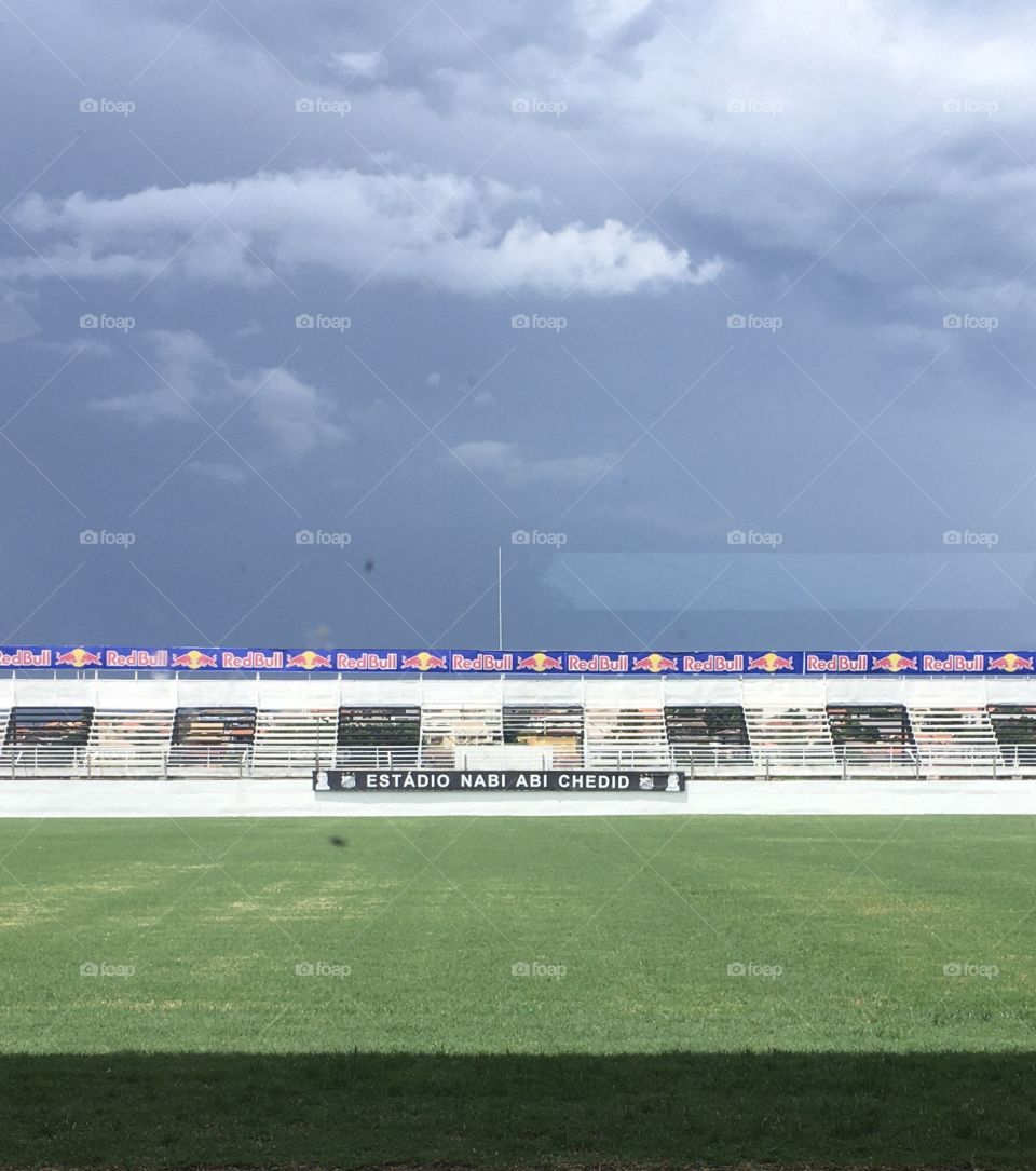 Nabi Abi Chedid Stadium, home of Red Bull Bragantino, First Division football team of the Brazilian Championship. / Estádio Nabi Abi Chedid, casa do Red Bull Bragantino, equipe de futebol da Primeira Divisão do Campeonato Brasileiro.