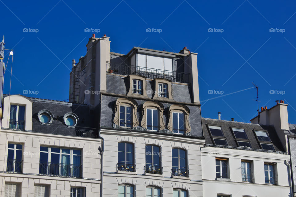 building facades in paris france