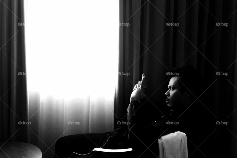 The man and technology 