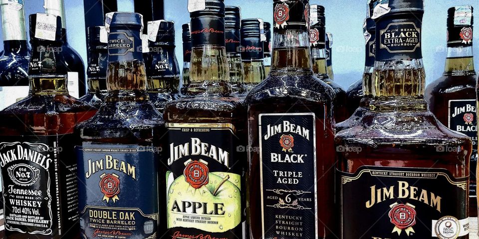 variety of liquor for sale