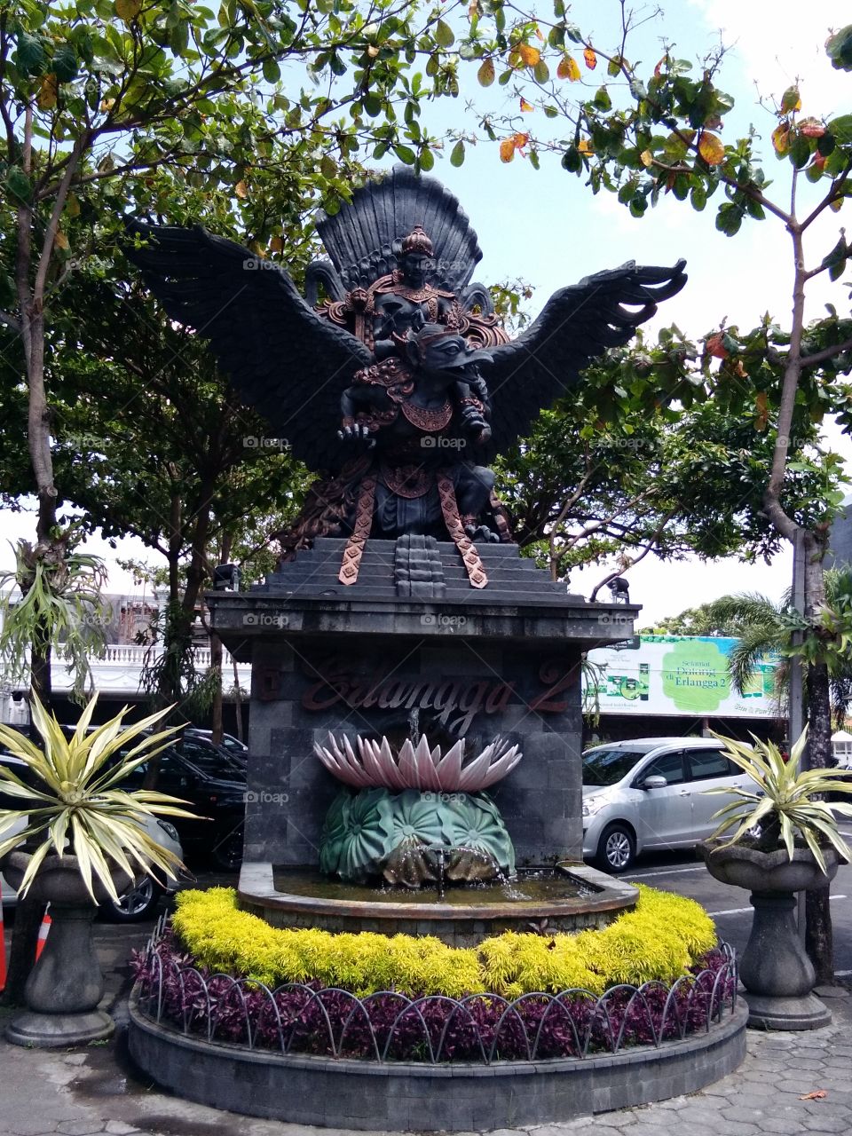 Erlangga statue