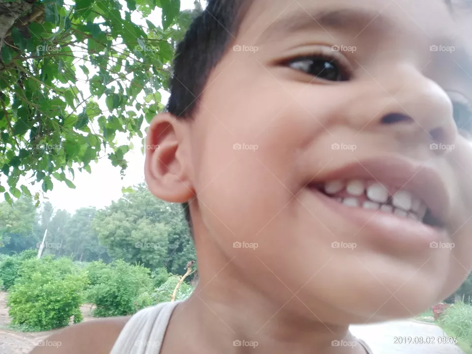 cute baby smile