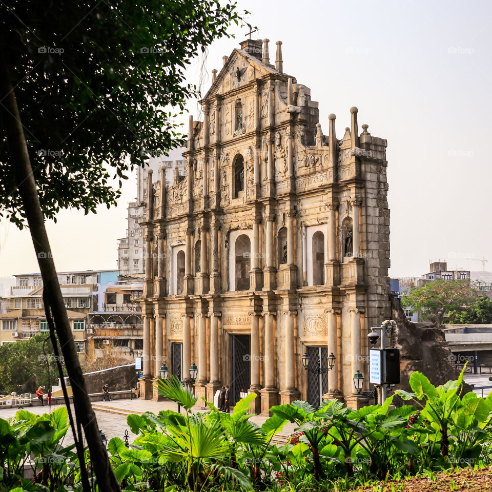 Century old Ruined Church remaining.