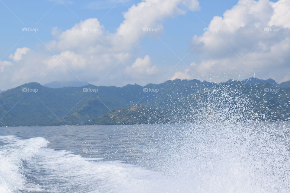 panorama at the beach