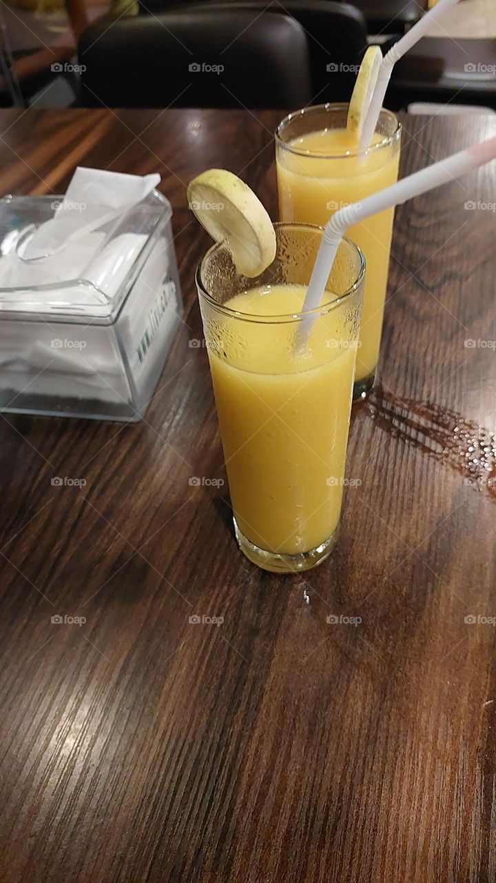 yellow Orange juice