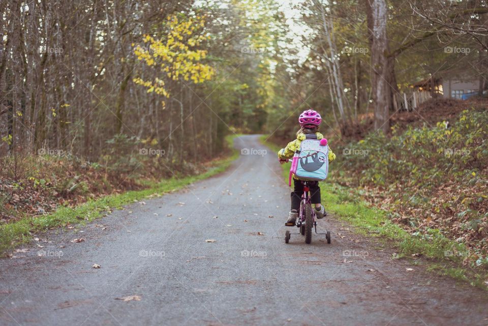 Beautiful bicycle children