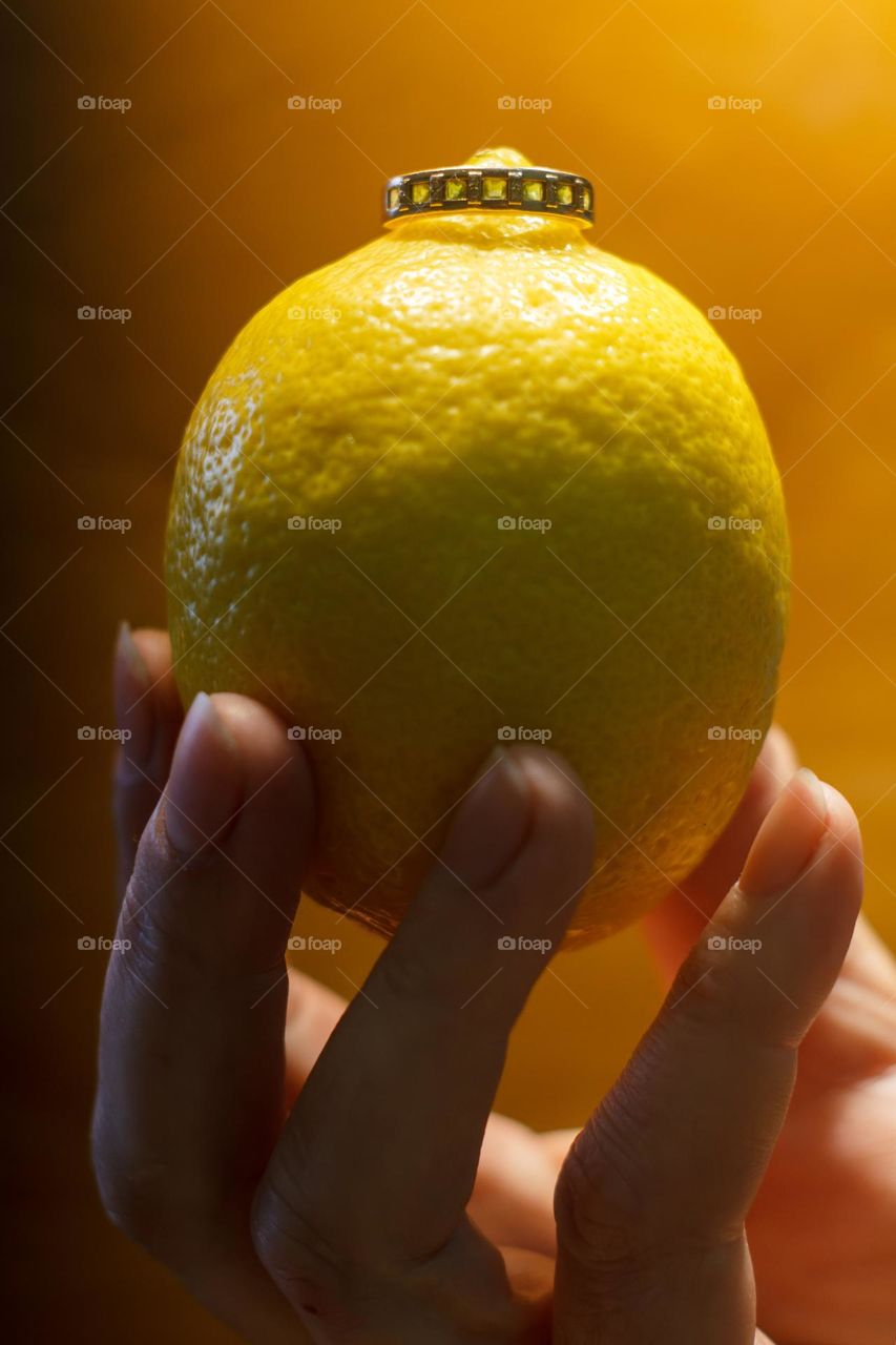 Lemon and ring