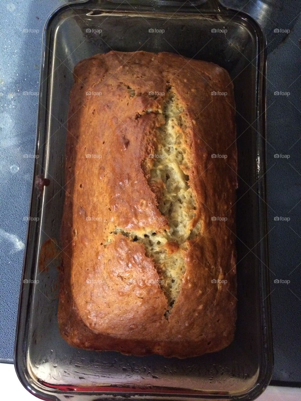 Homemade banana bread 