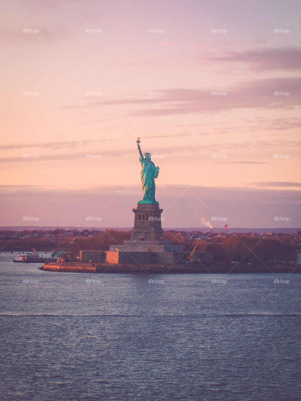 Statue of Liberty in the Golden Hour