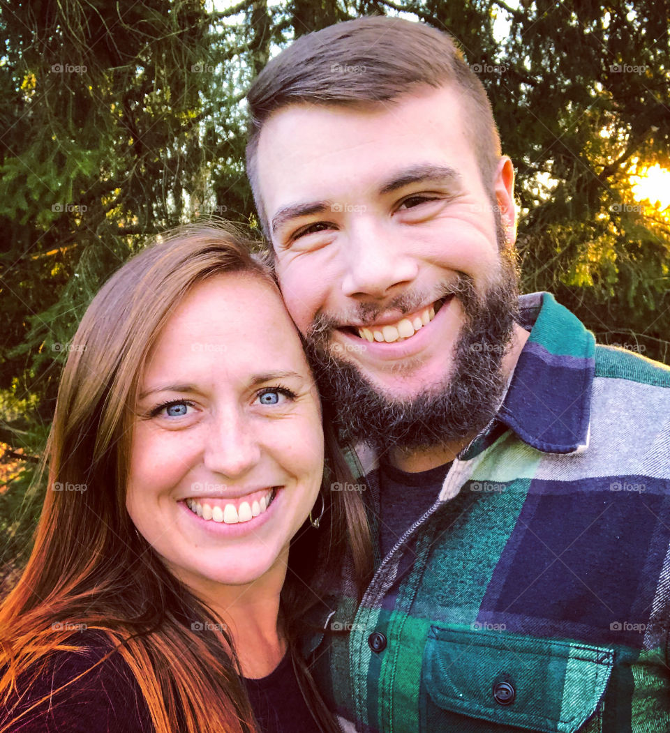 Enjoying the fall weather together