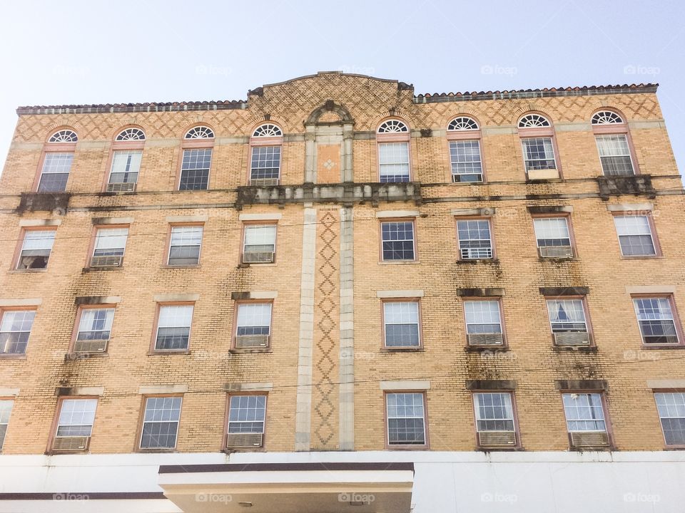 An old Hotel downtown that is supposedly haunted, it stands in the town square. 