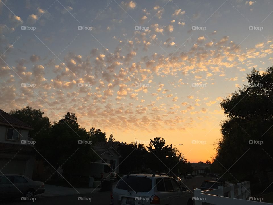 sky was made of amethyst